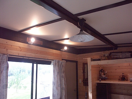 天井と補助照明